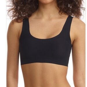 Commando NEW Classic Comfy Scoop Neck Bralette in Black Size Small